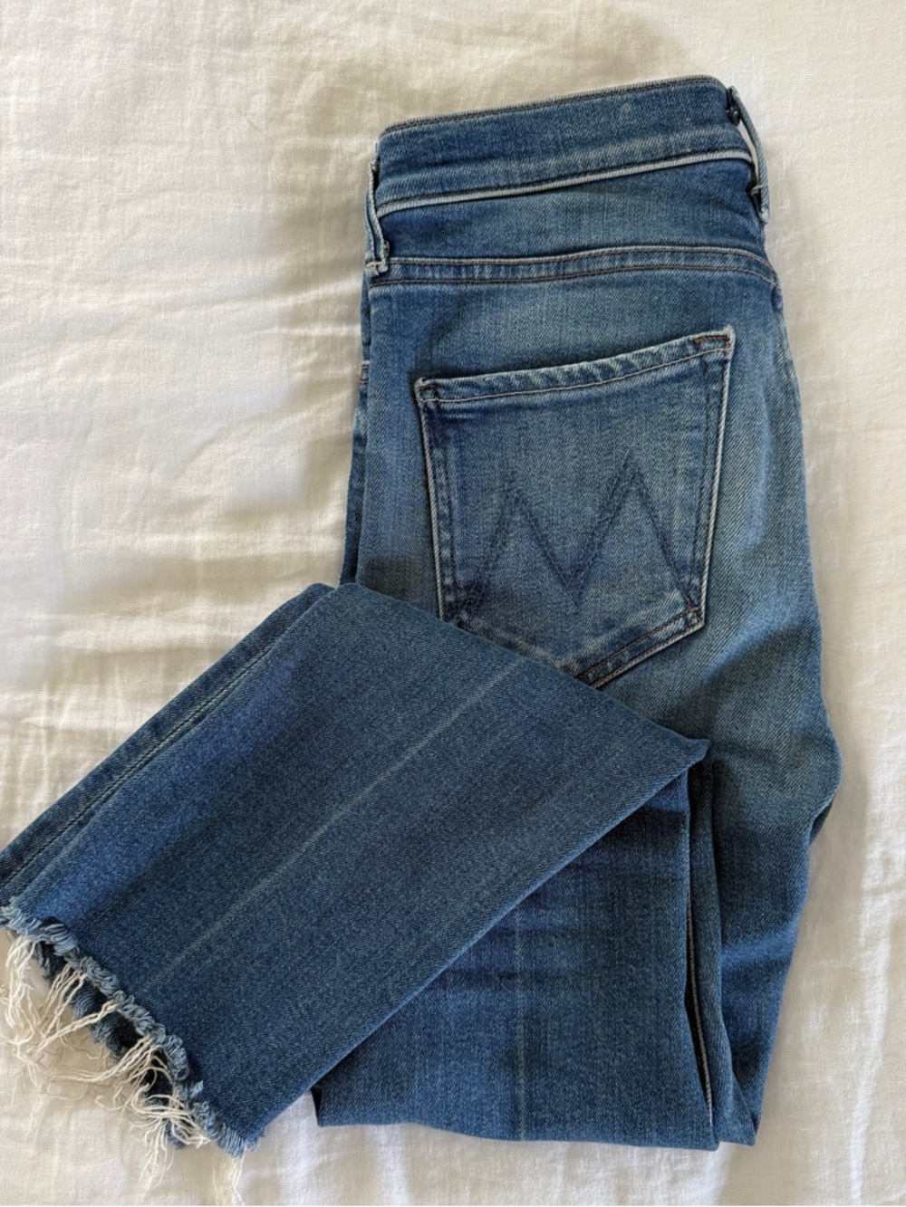 Mother - The Rascal Ankle Fray Jeans - Picture 3 of 7